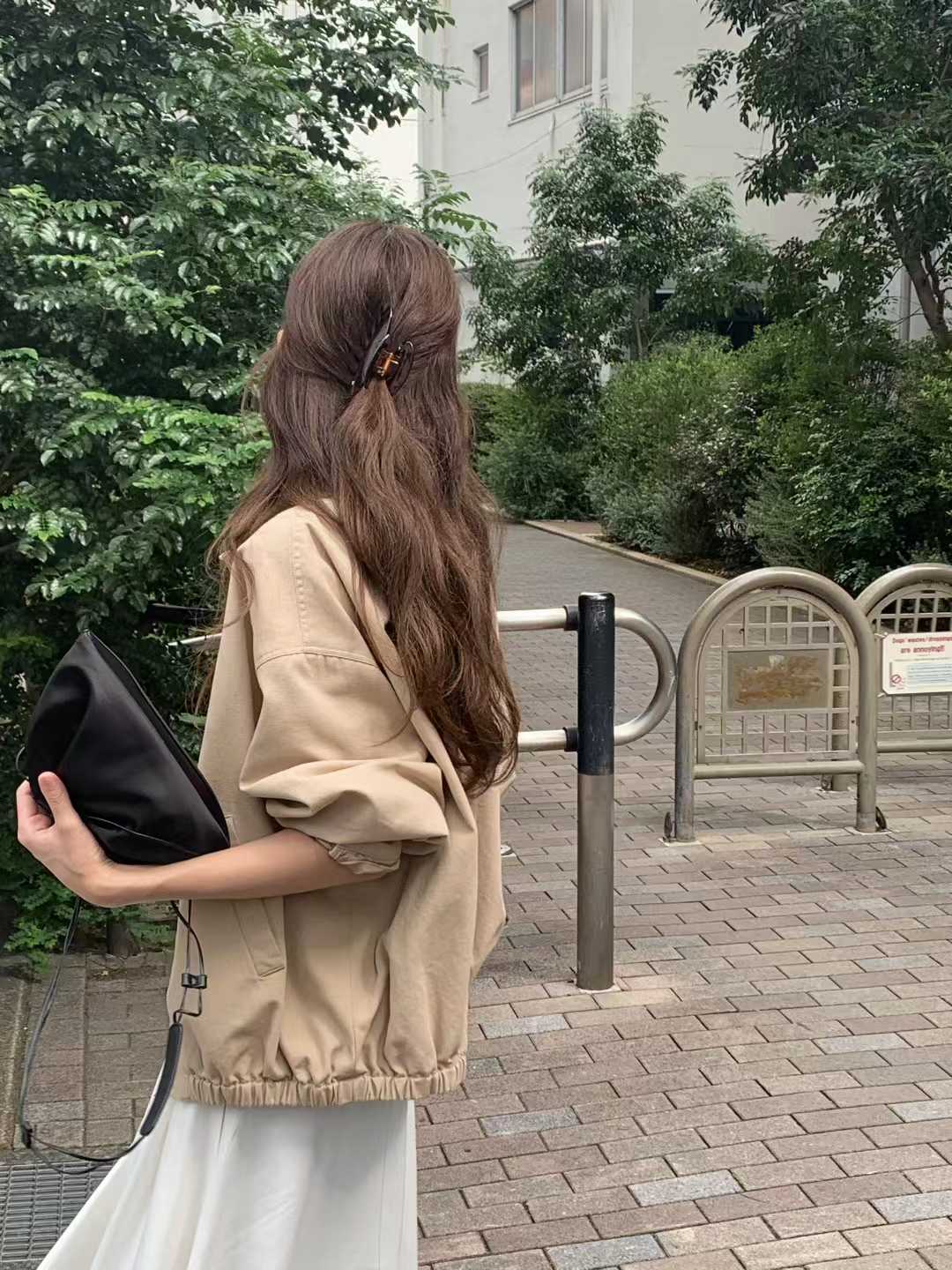 Ounce cotton blouson-2col