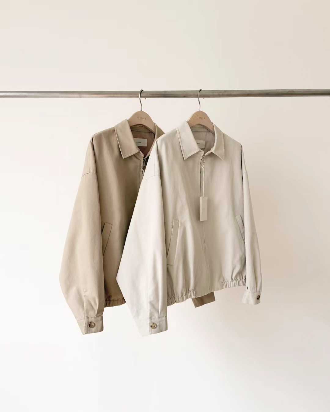 Ounce cotton blouson-2col