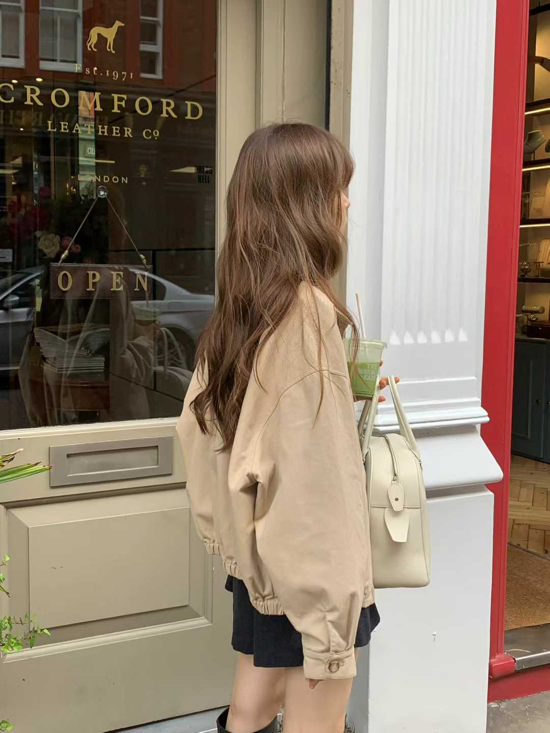 Ounce cotton blouson-2col