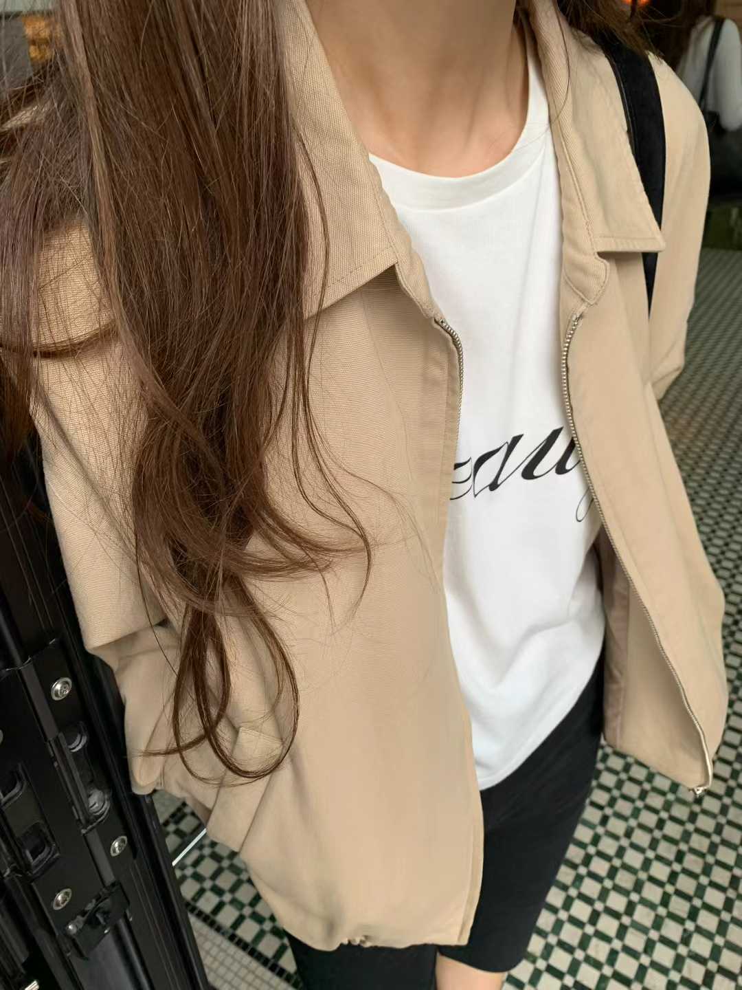 Ounce cotton blouson-2col