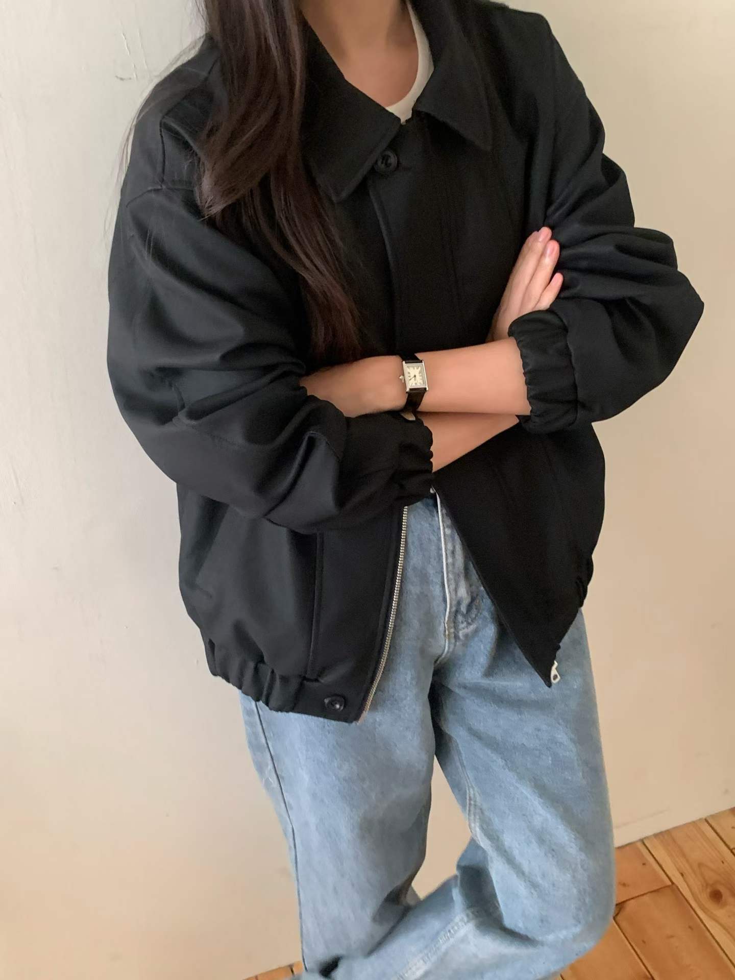 Jenner suede jacket-2col