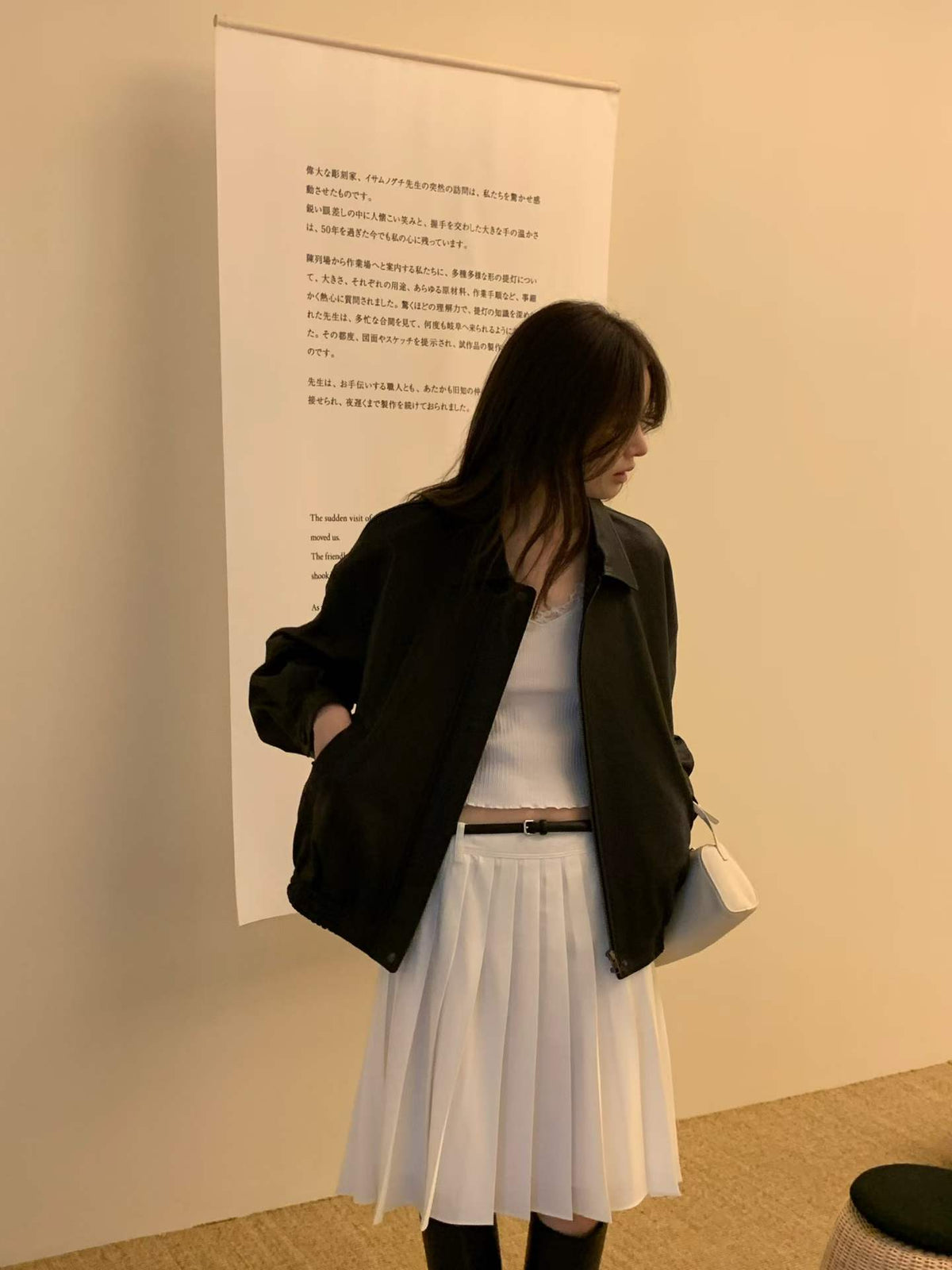 Ounce rori pleat skirt