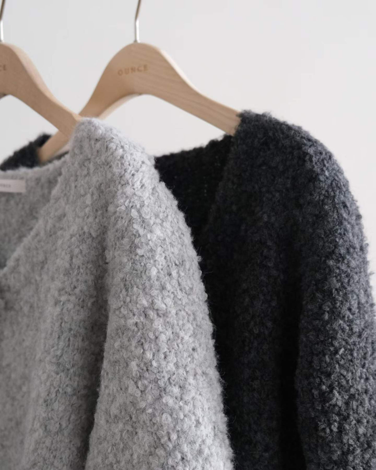 Ounce poodle crop cardigan-2col