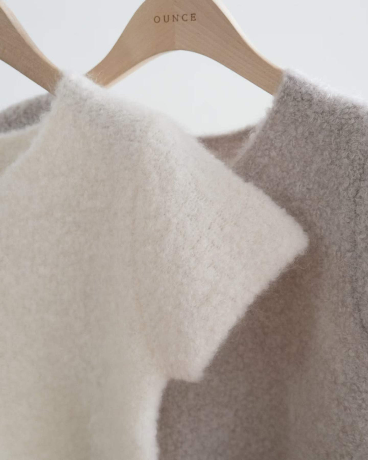 Ounce mohair half nt-2col