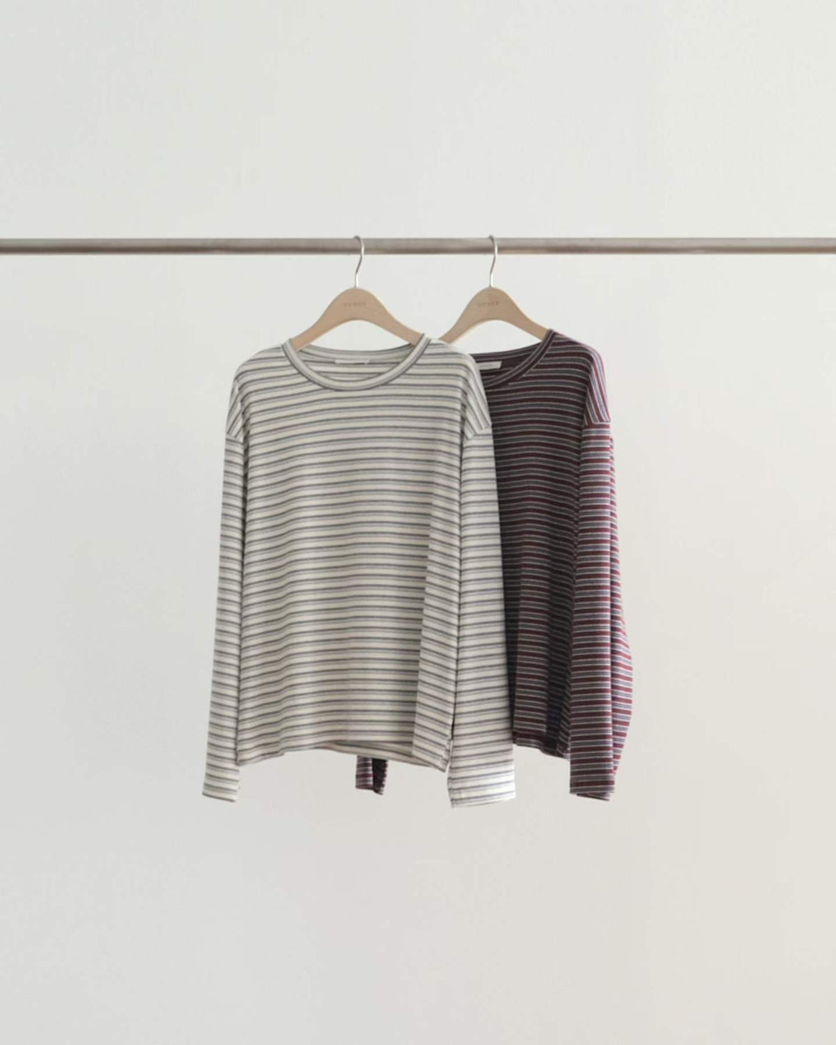 Ounce pair stripe T-2col