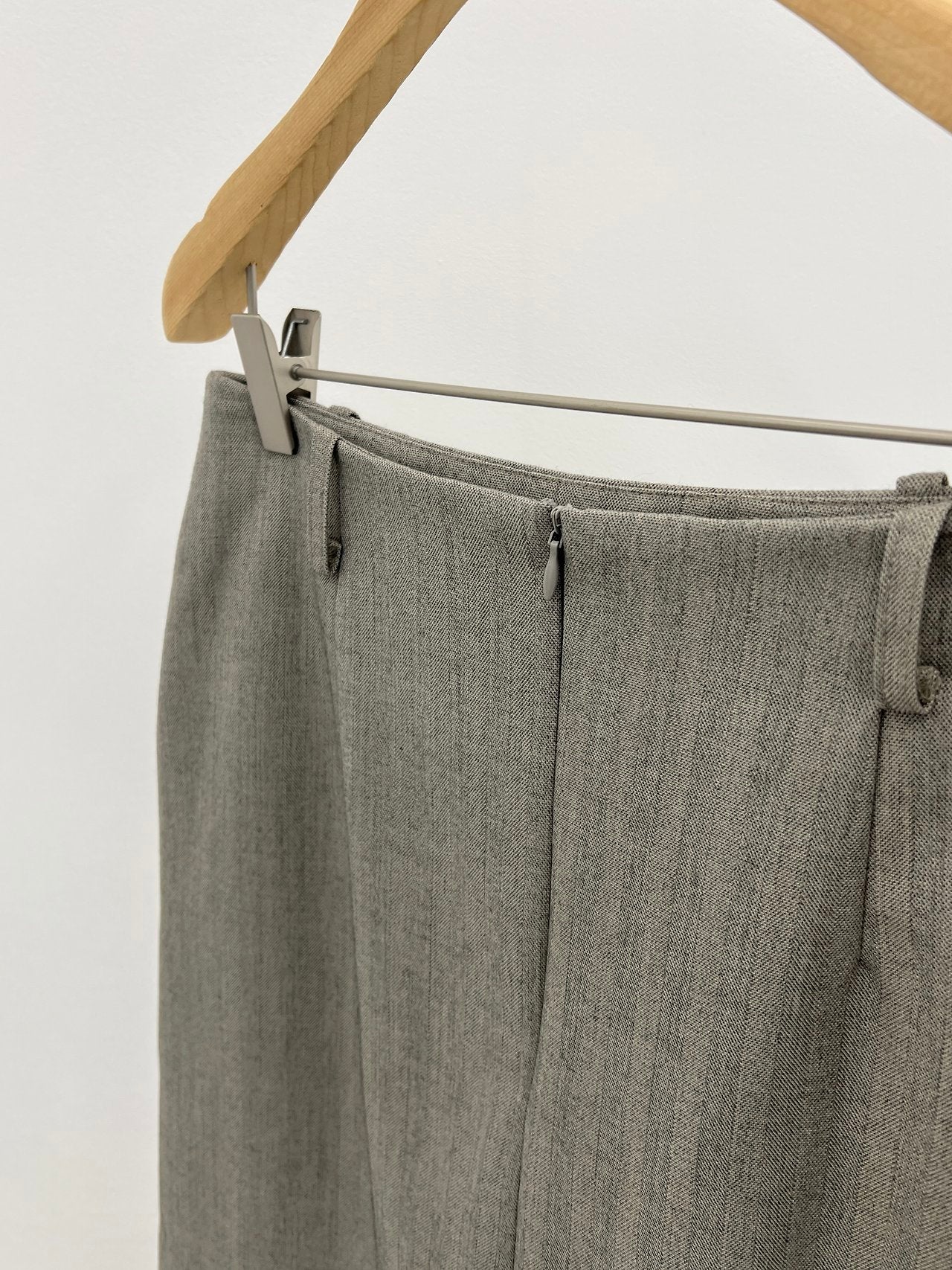 Noel A-line midi skirt-3col
