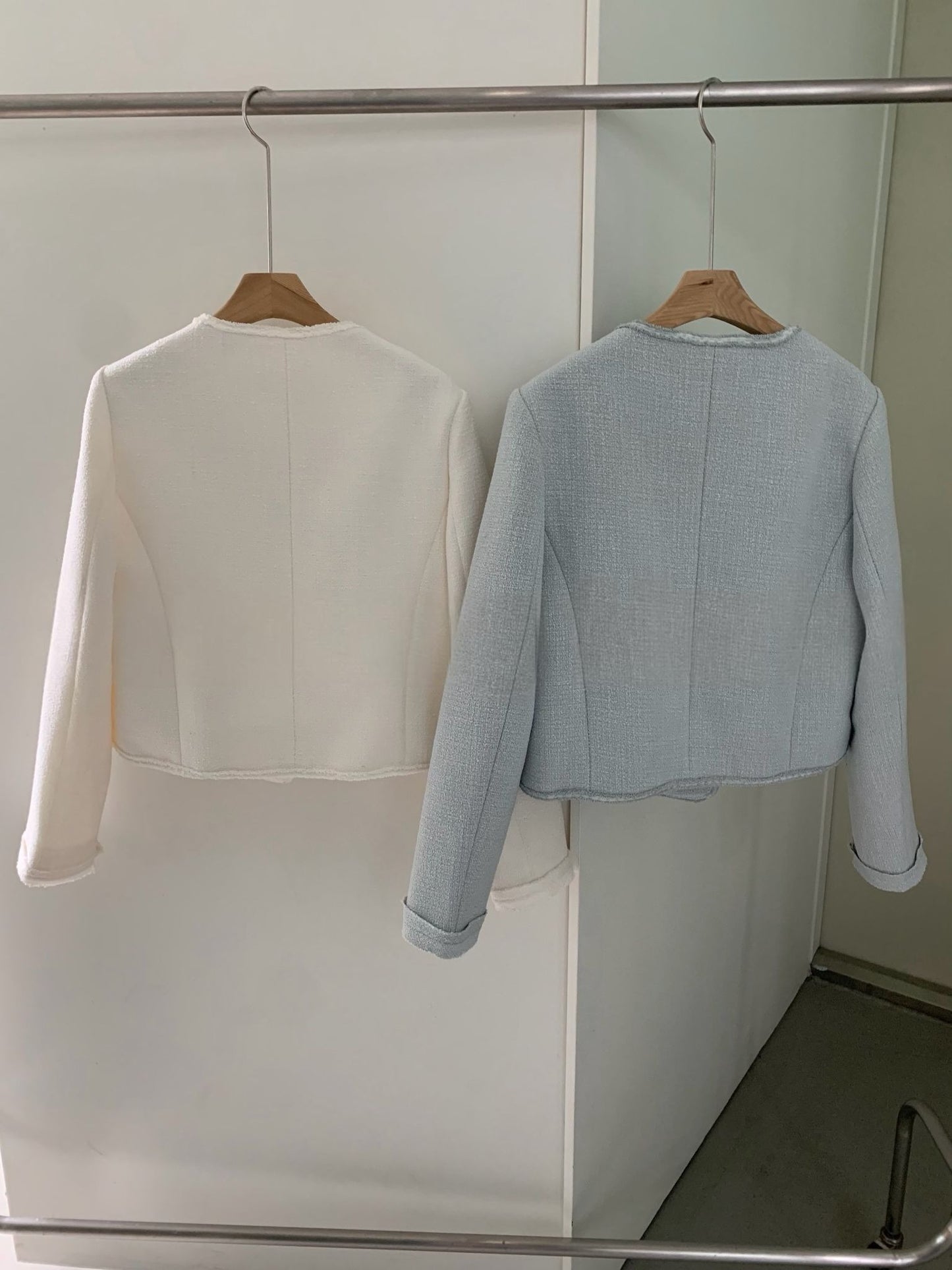 Glass tweed jacket-2col