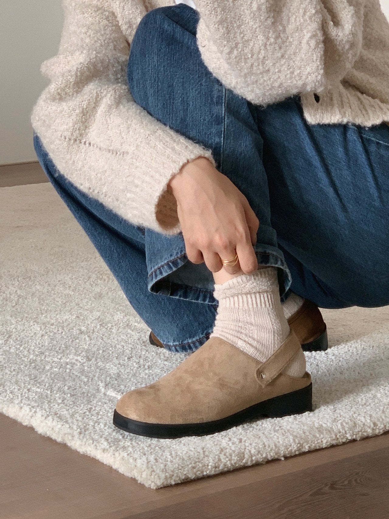 Damien platform clog-3col