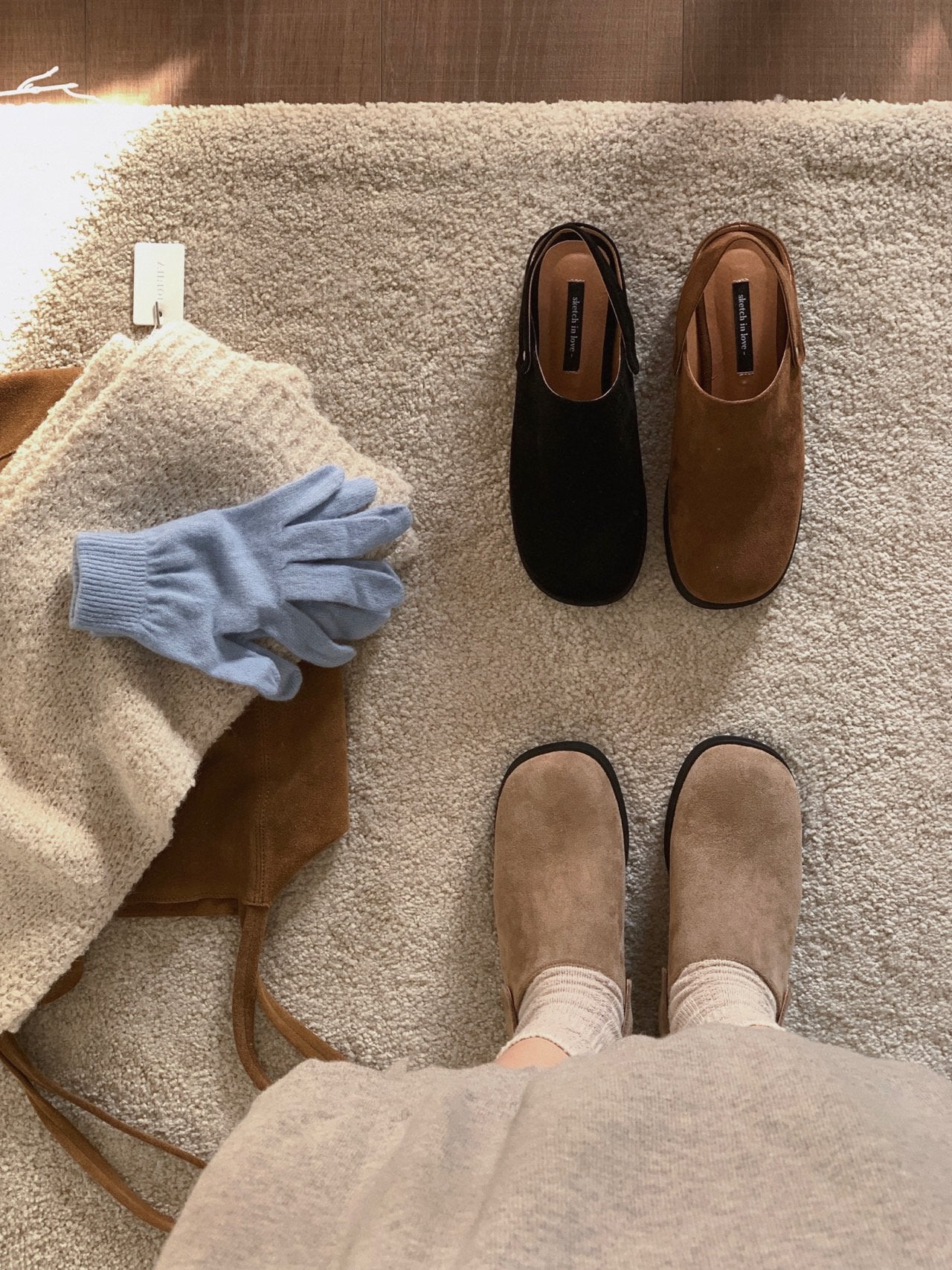 Damien platform clog-3col