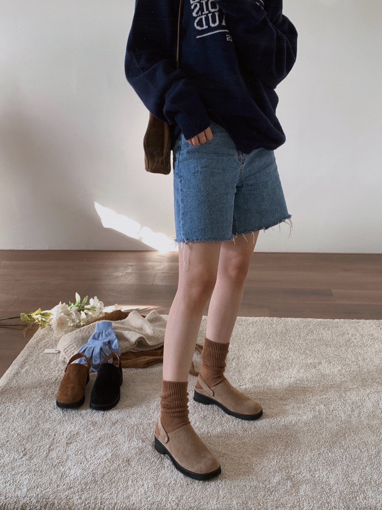 Damien platform clog-3col