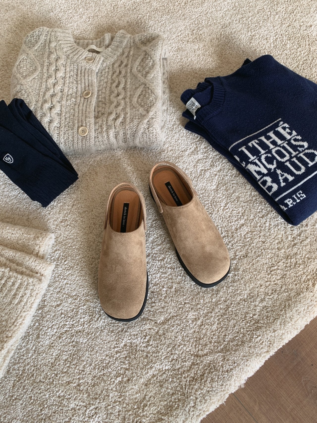 Damien platform clog-3col
