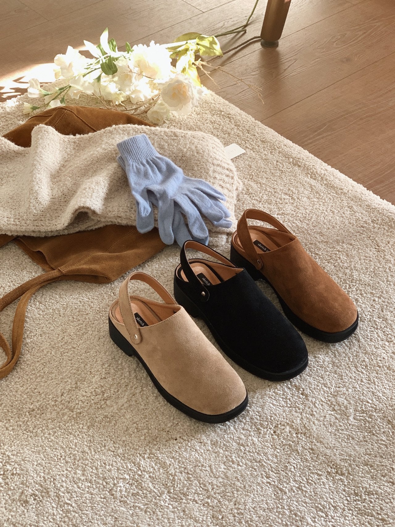 Damien platform clog-3col