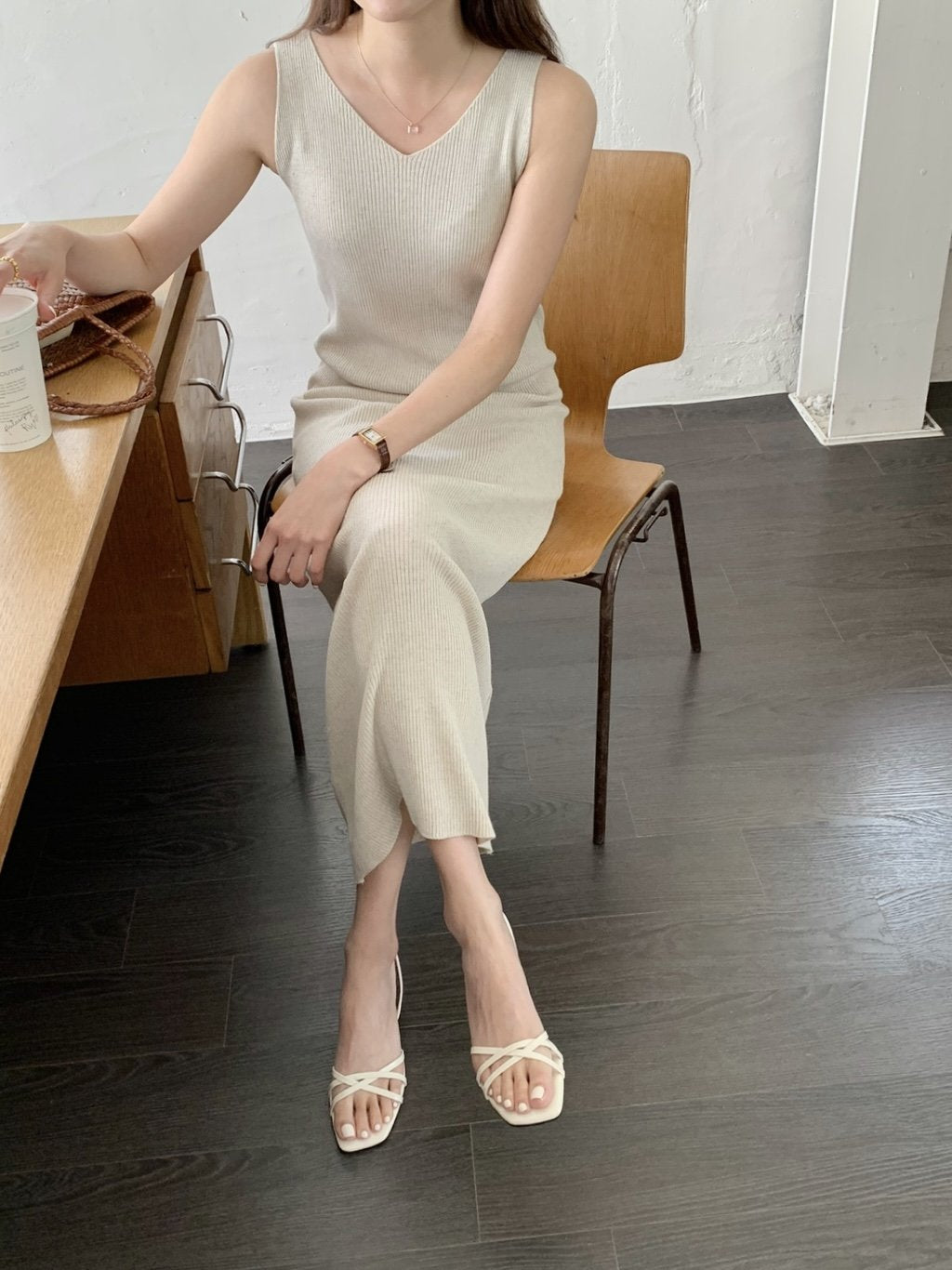 twisted strap mule-3col