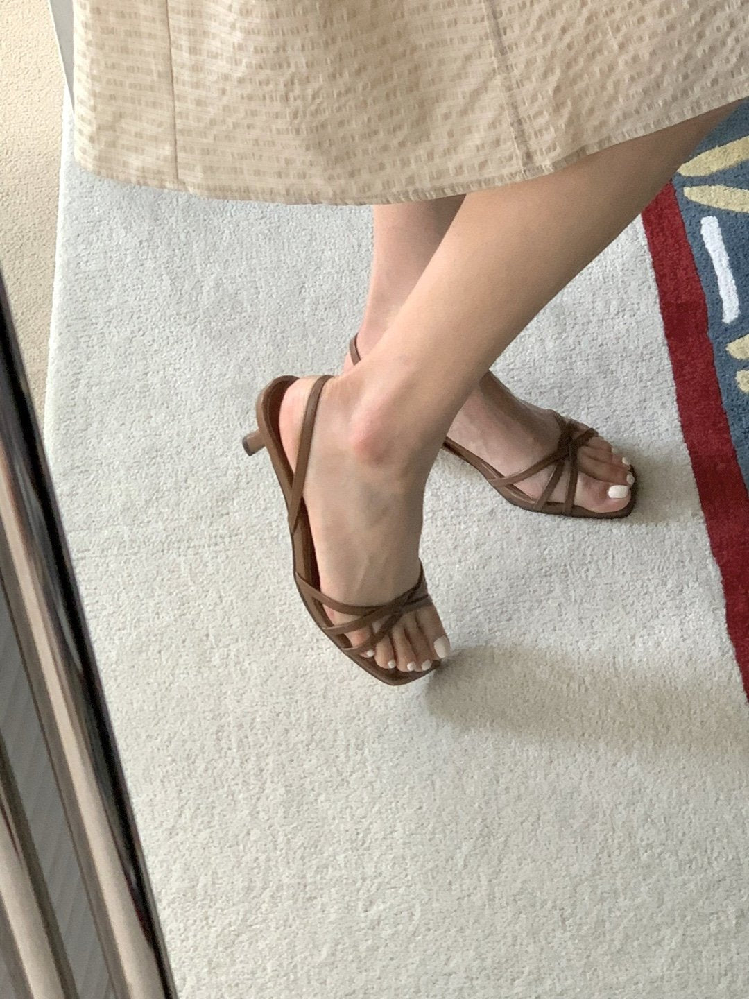 twisted strap mule-3col