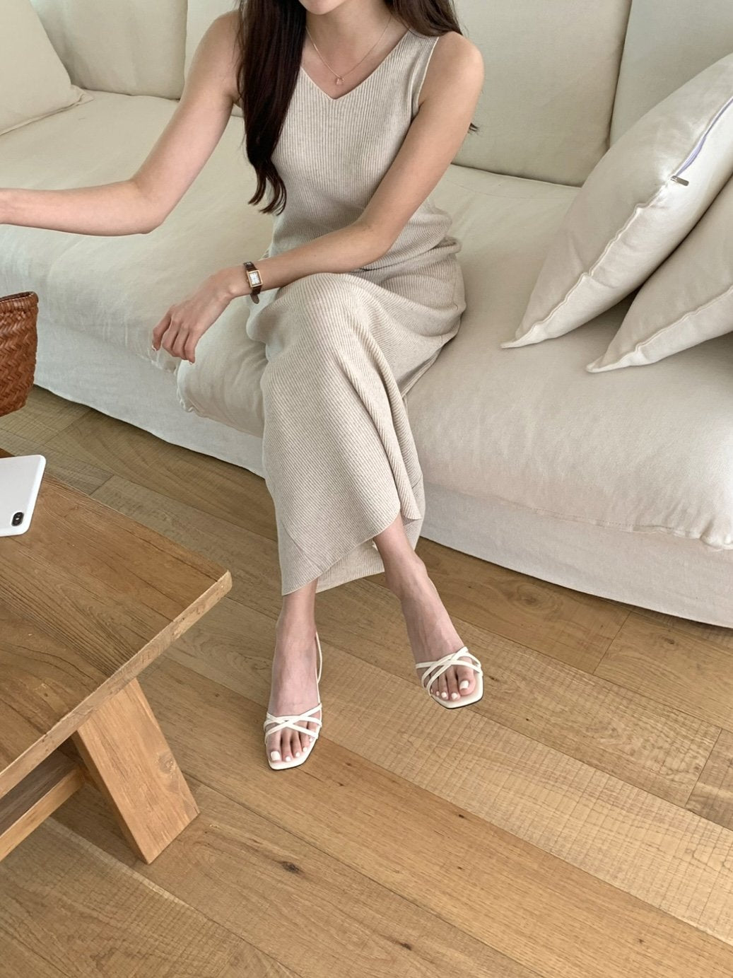 twisted strap mule-3col