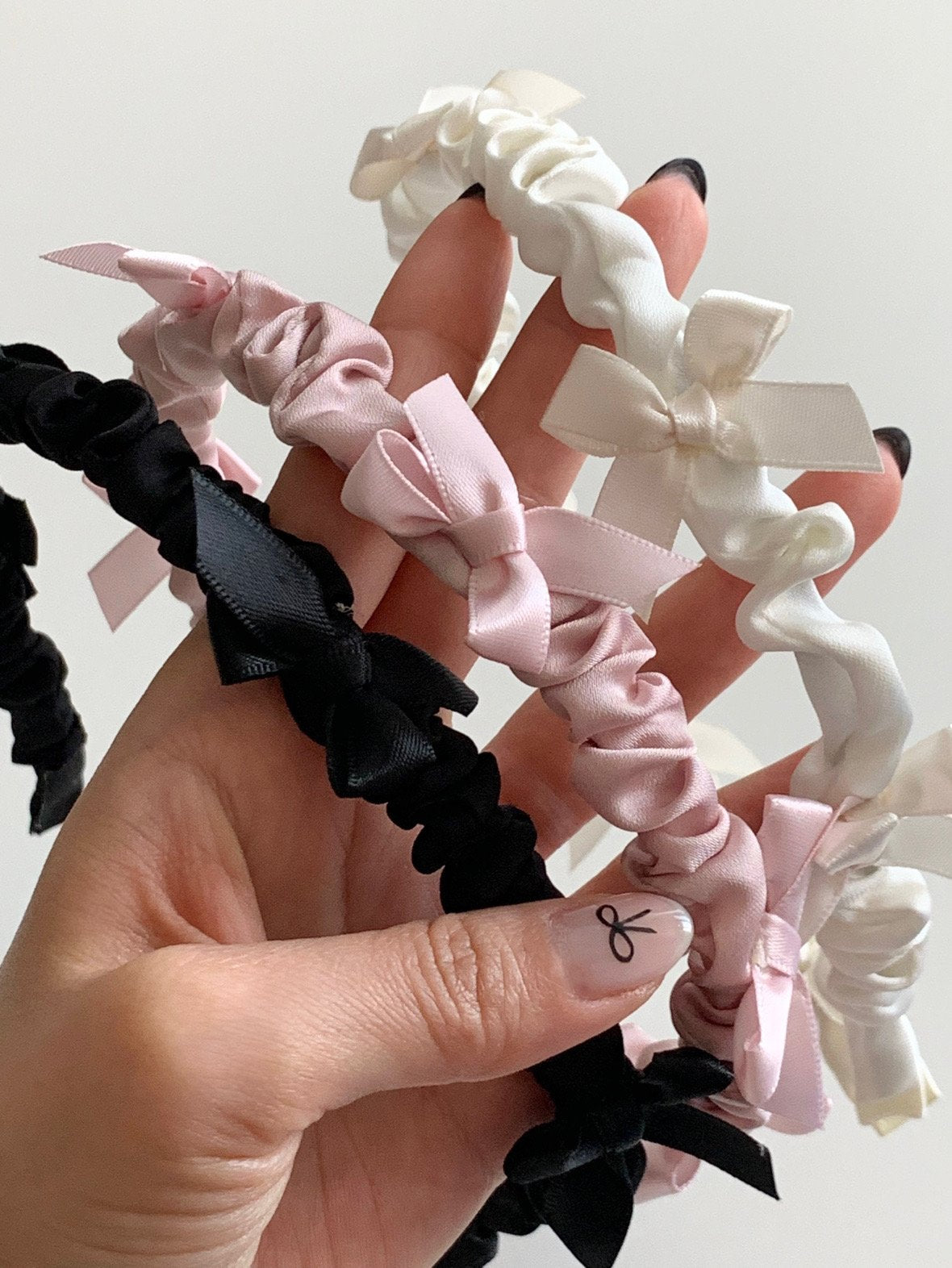 mini ribbon headband-3col