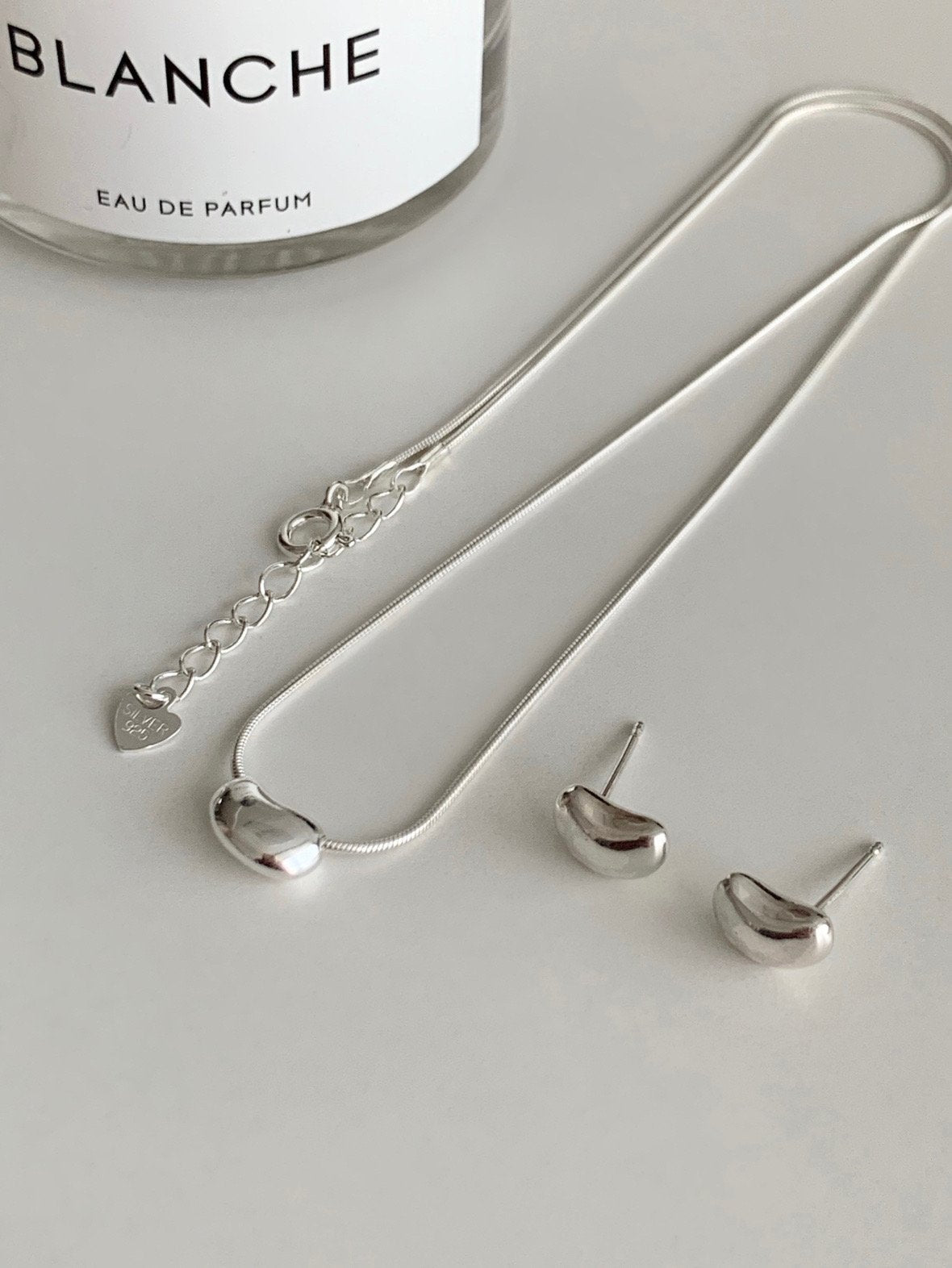 Silver Earring&Necklace