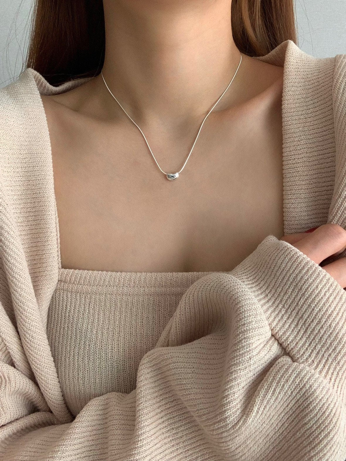 Silver Earring&Necklace