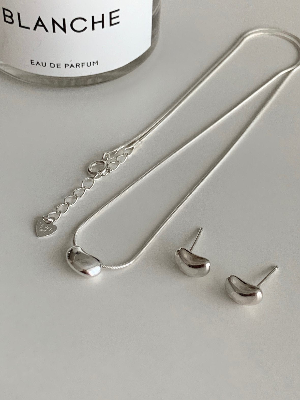 Silver Earring&Necklace