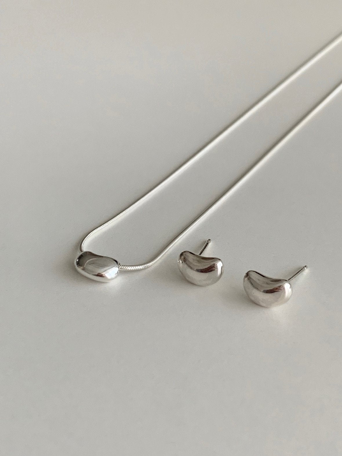 Silver Earring&Necklace