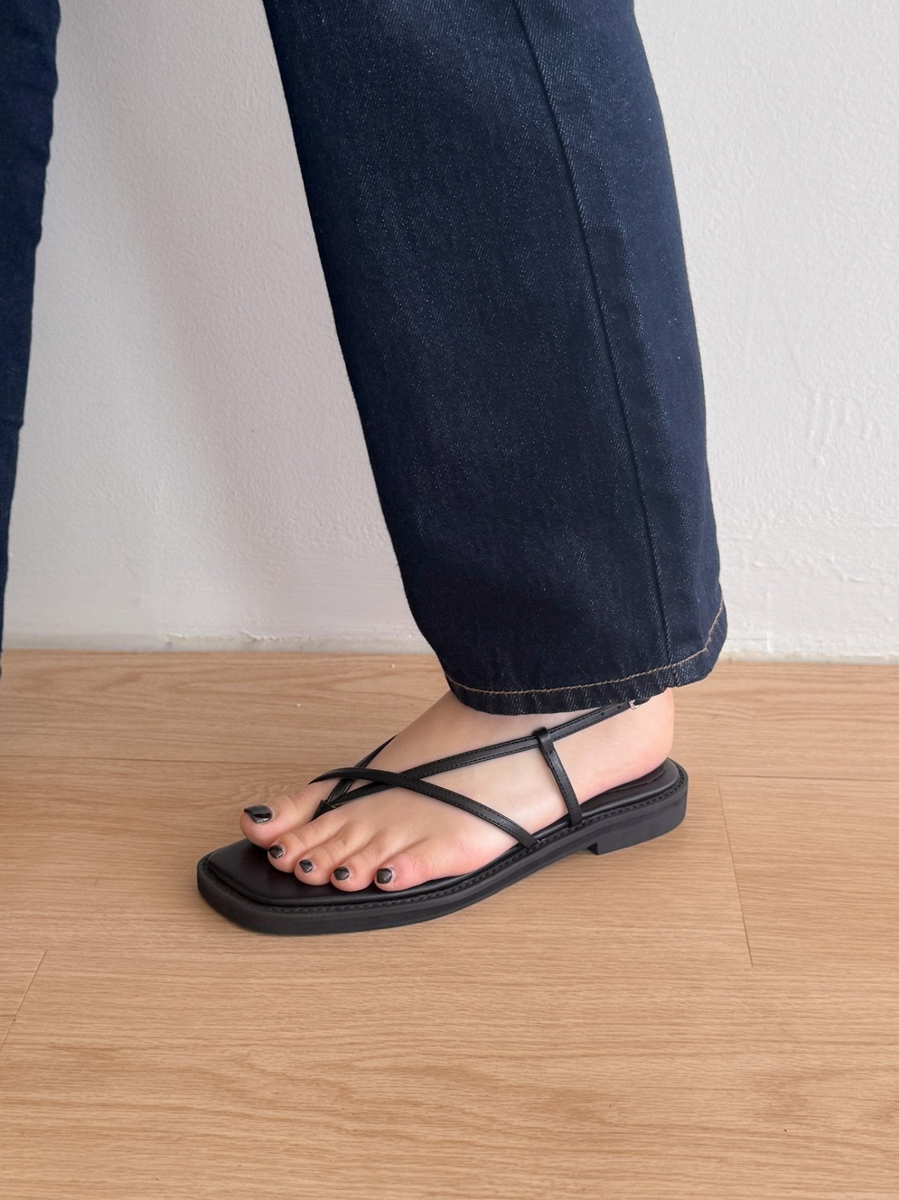 Platform Simple Daily Strap Sandals