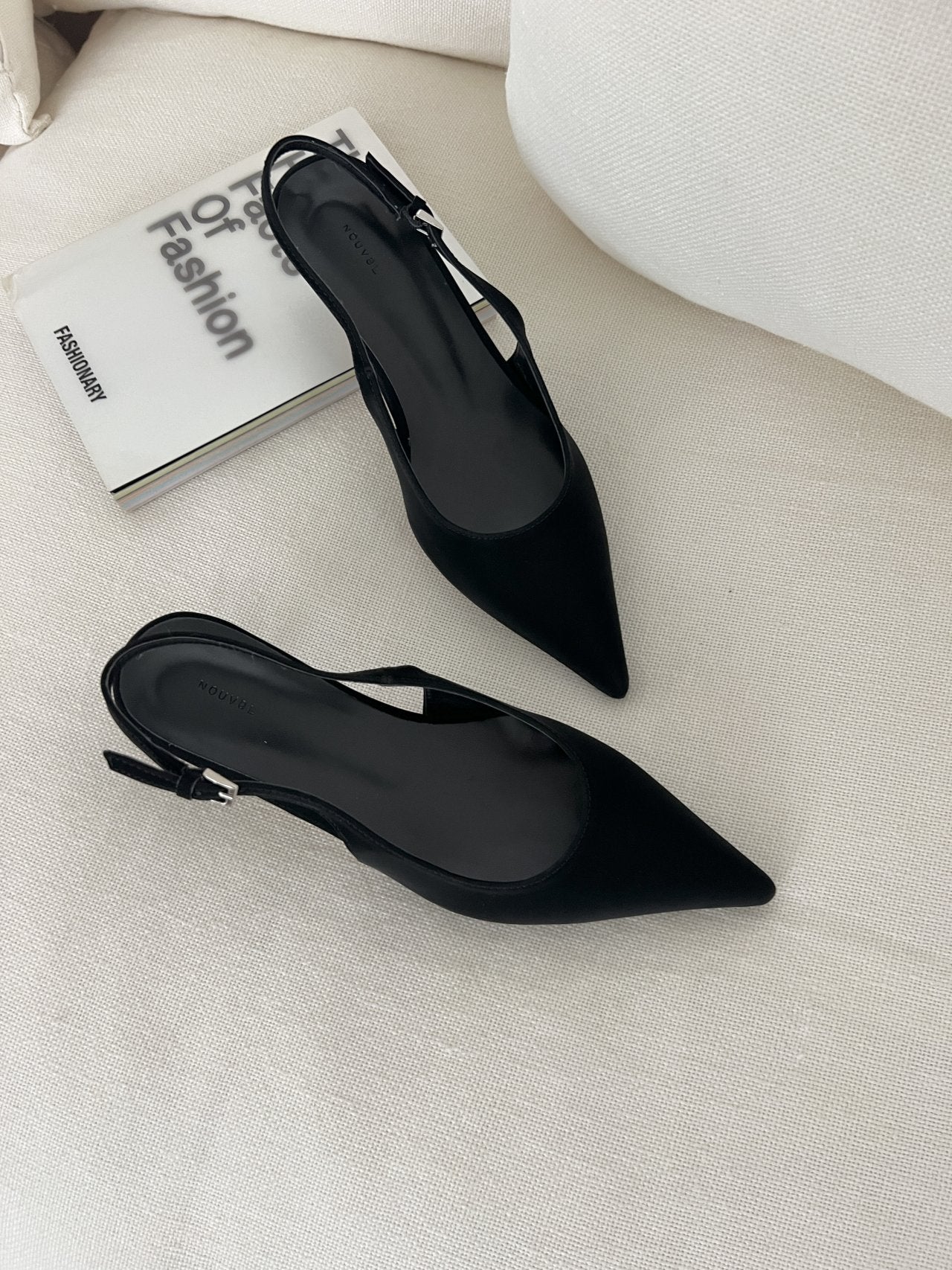 4 cm sling back high heels