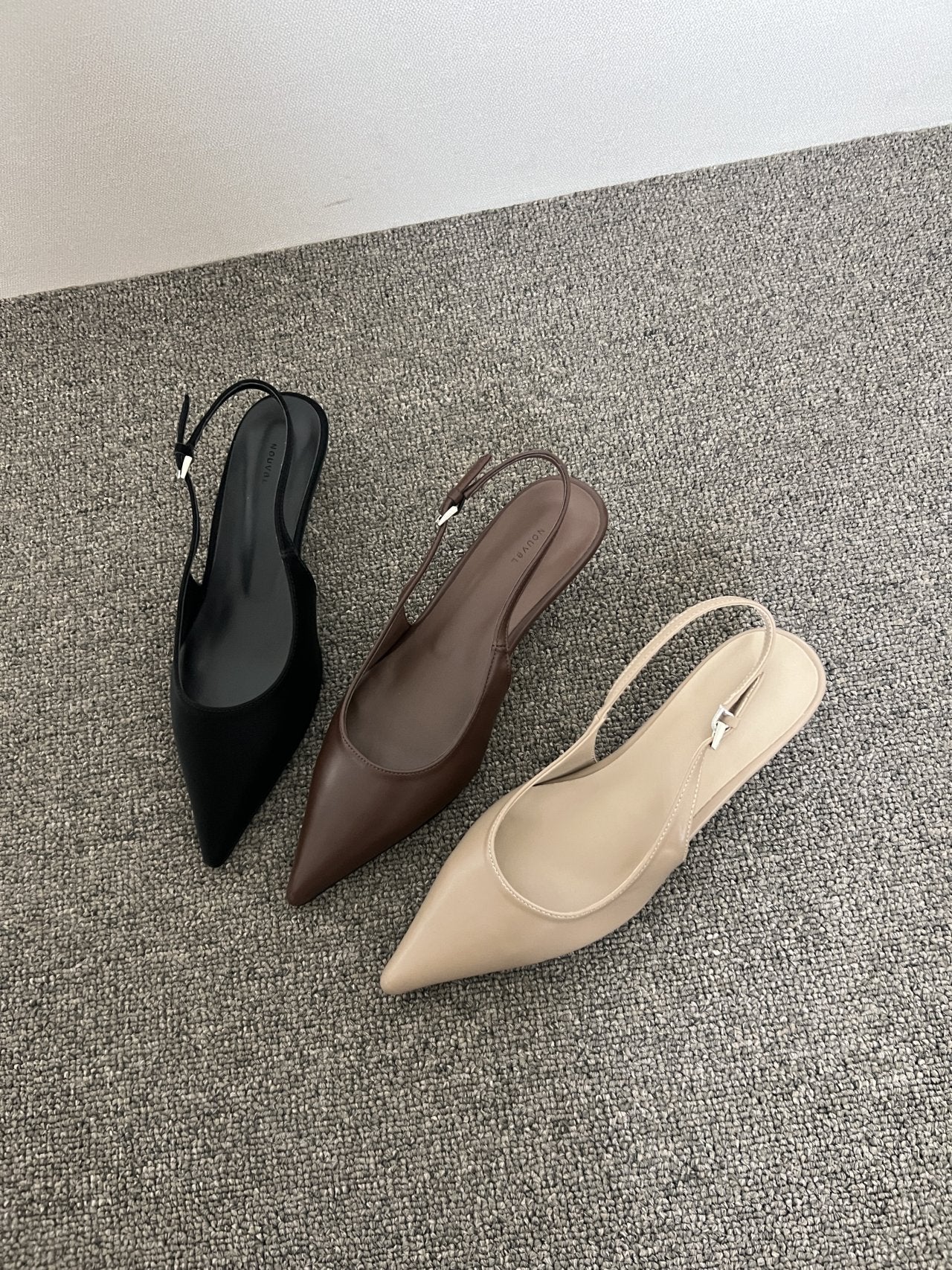 4 cm sling back high heels