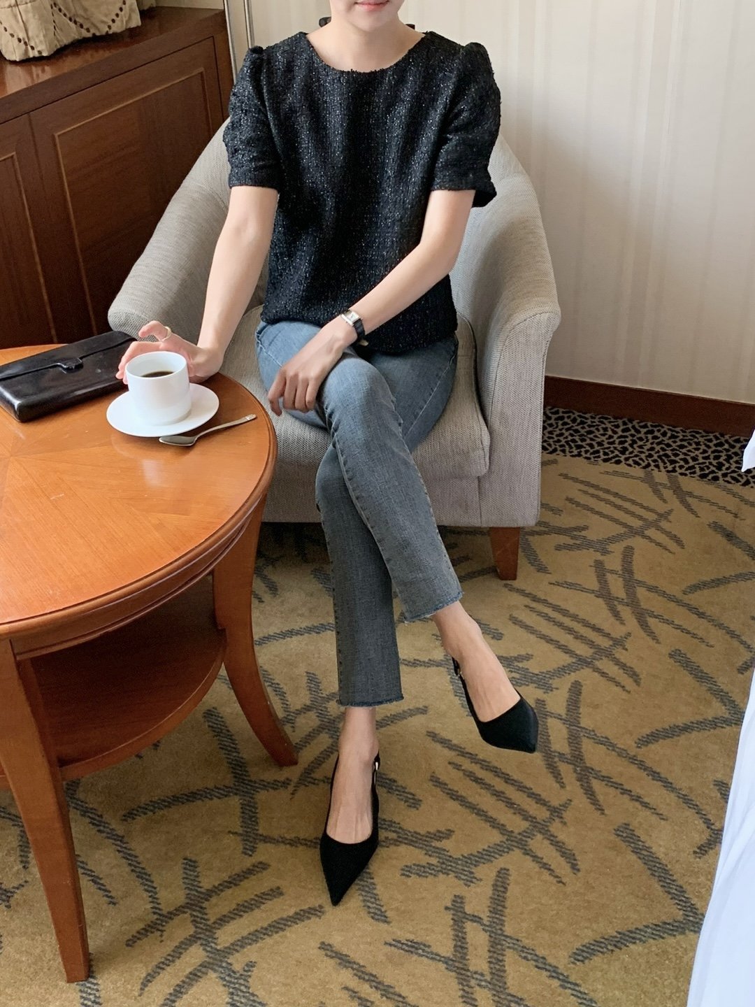 4 cm sling back high heels