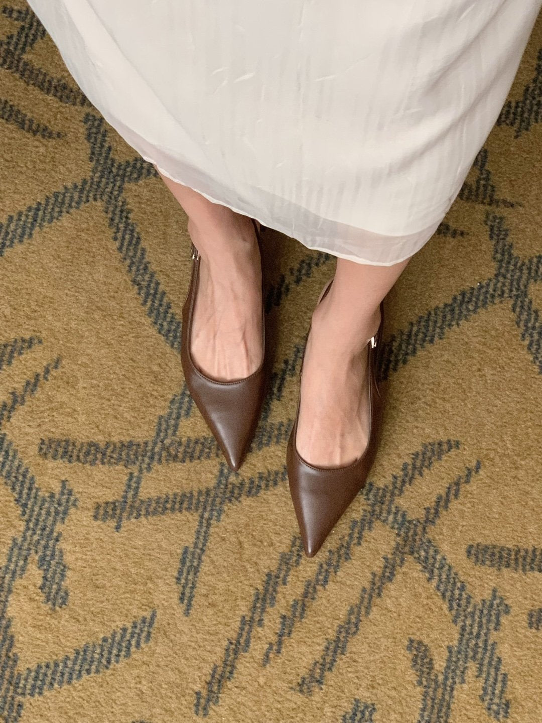 4 cm sling back high heels