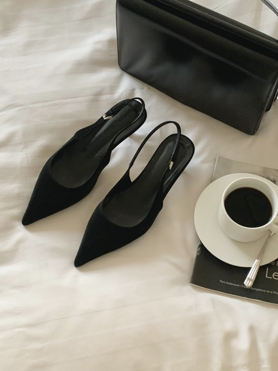 4 cm sling back high heels