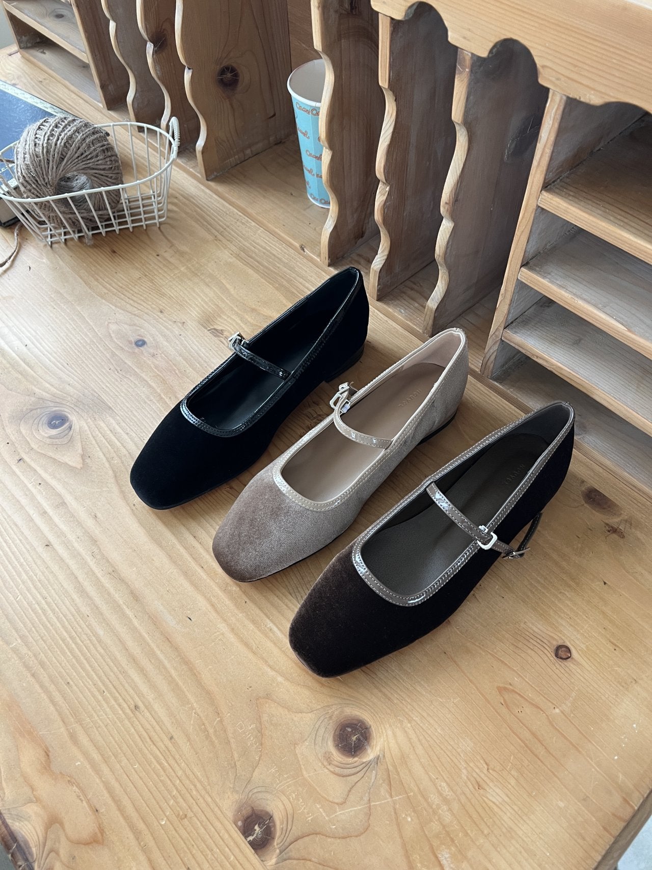 velvet 2cm Merijane flat