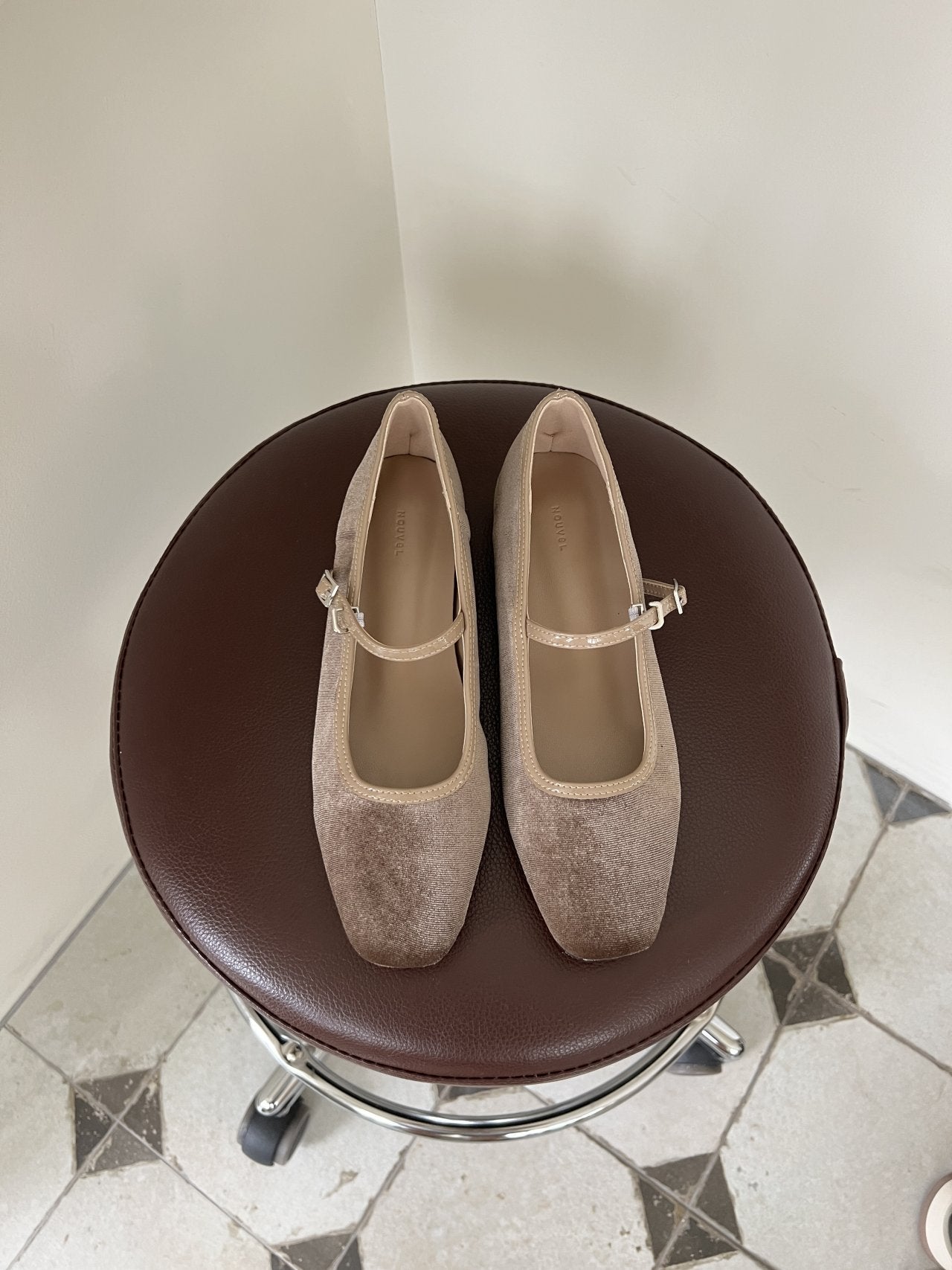 velvet 2cm Merijane flat