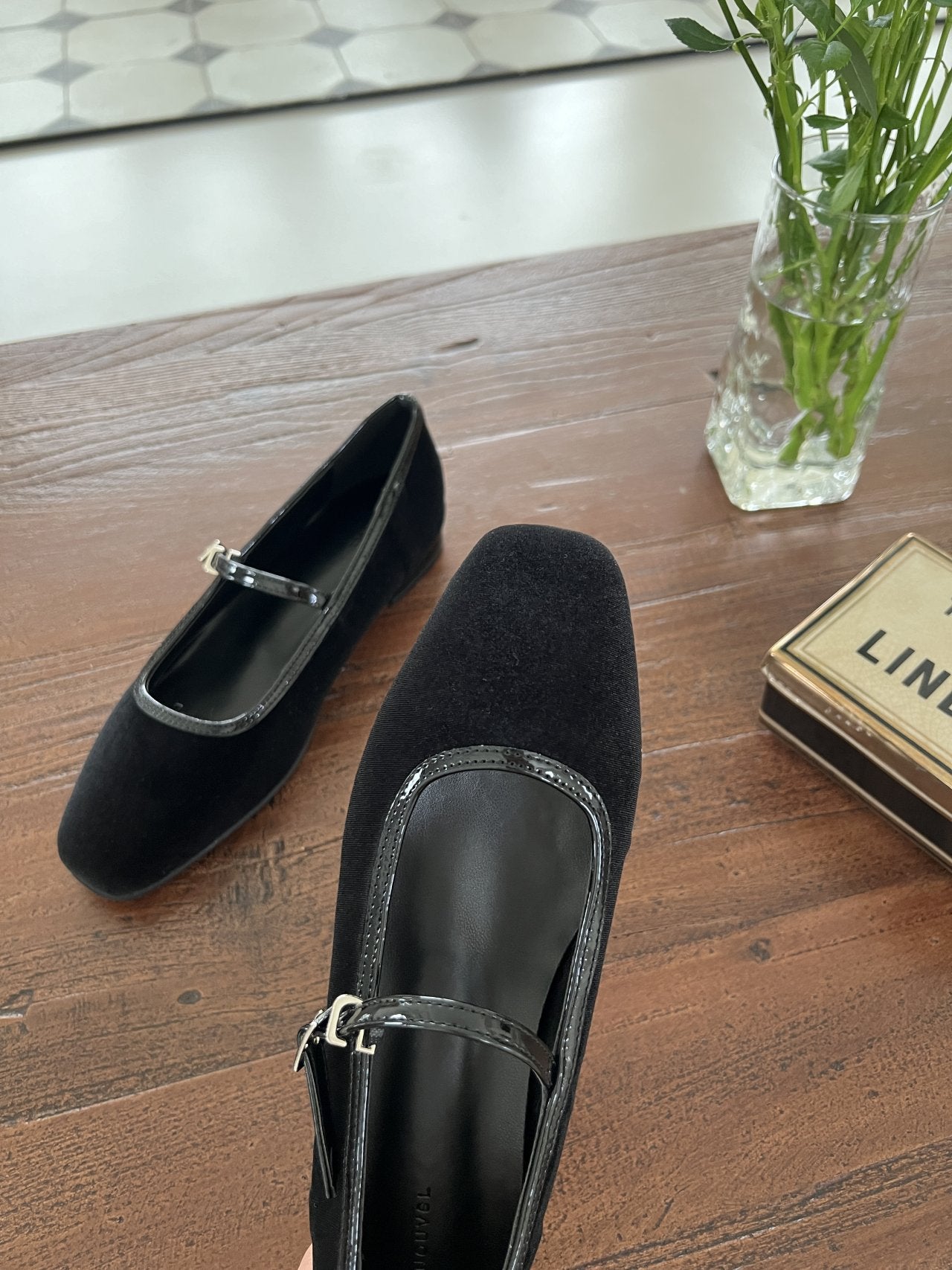 velvet 2cm Merijane flat