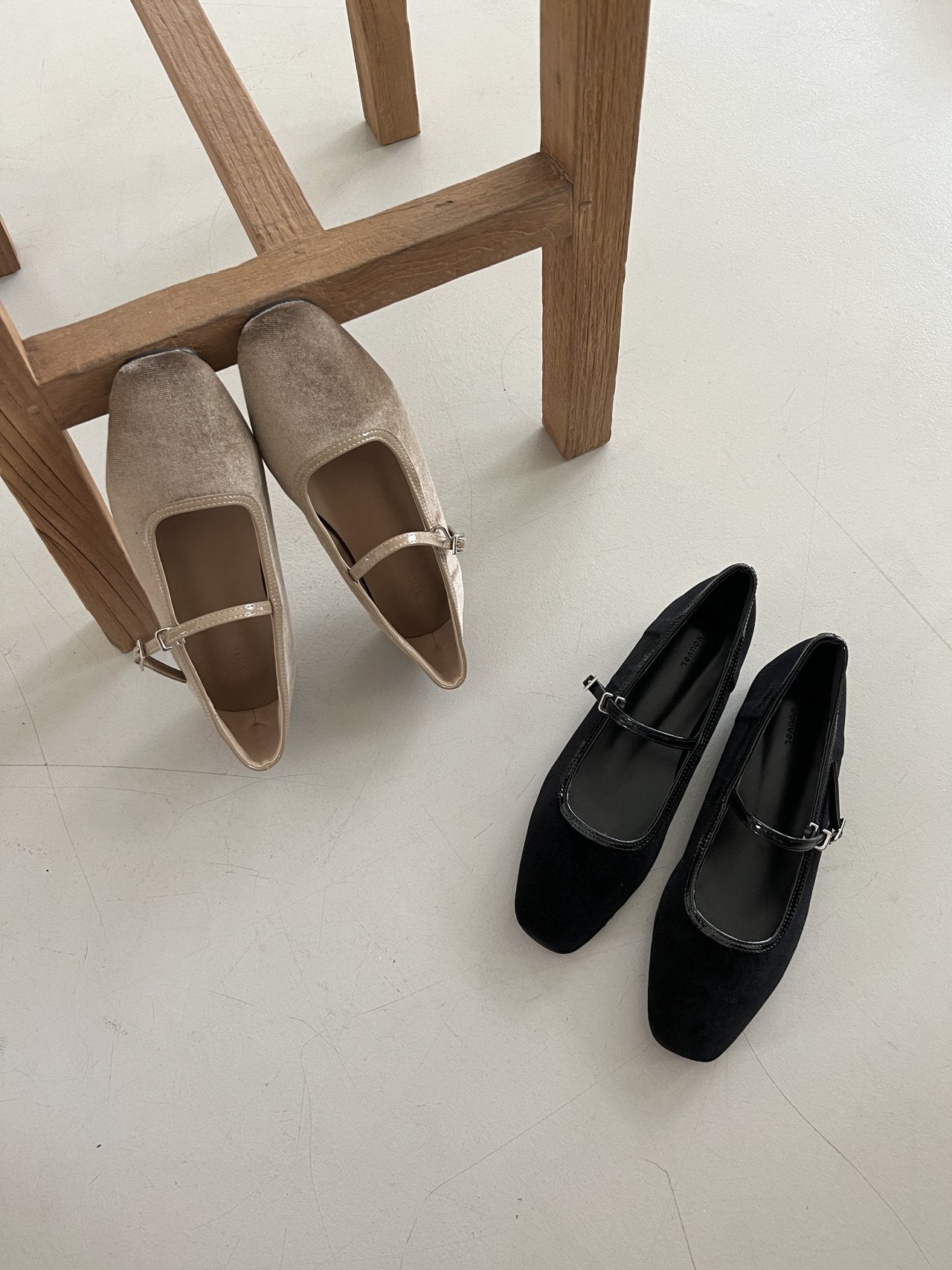 velvet 2cm Merijane flat