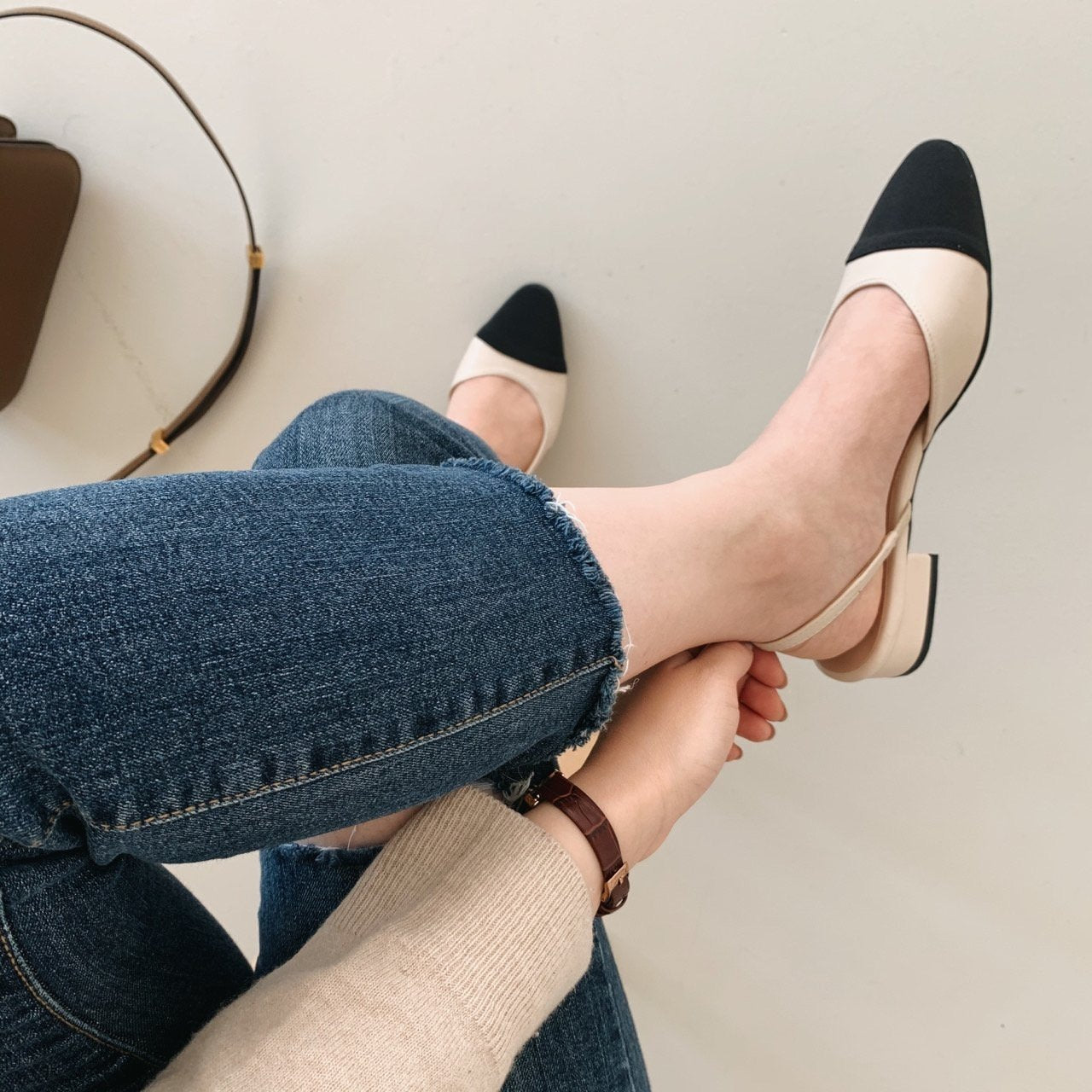 Original front color sling back