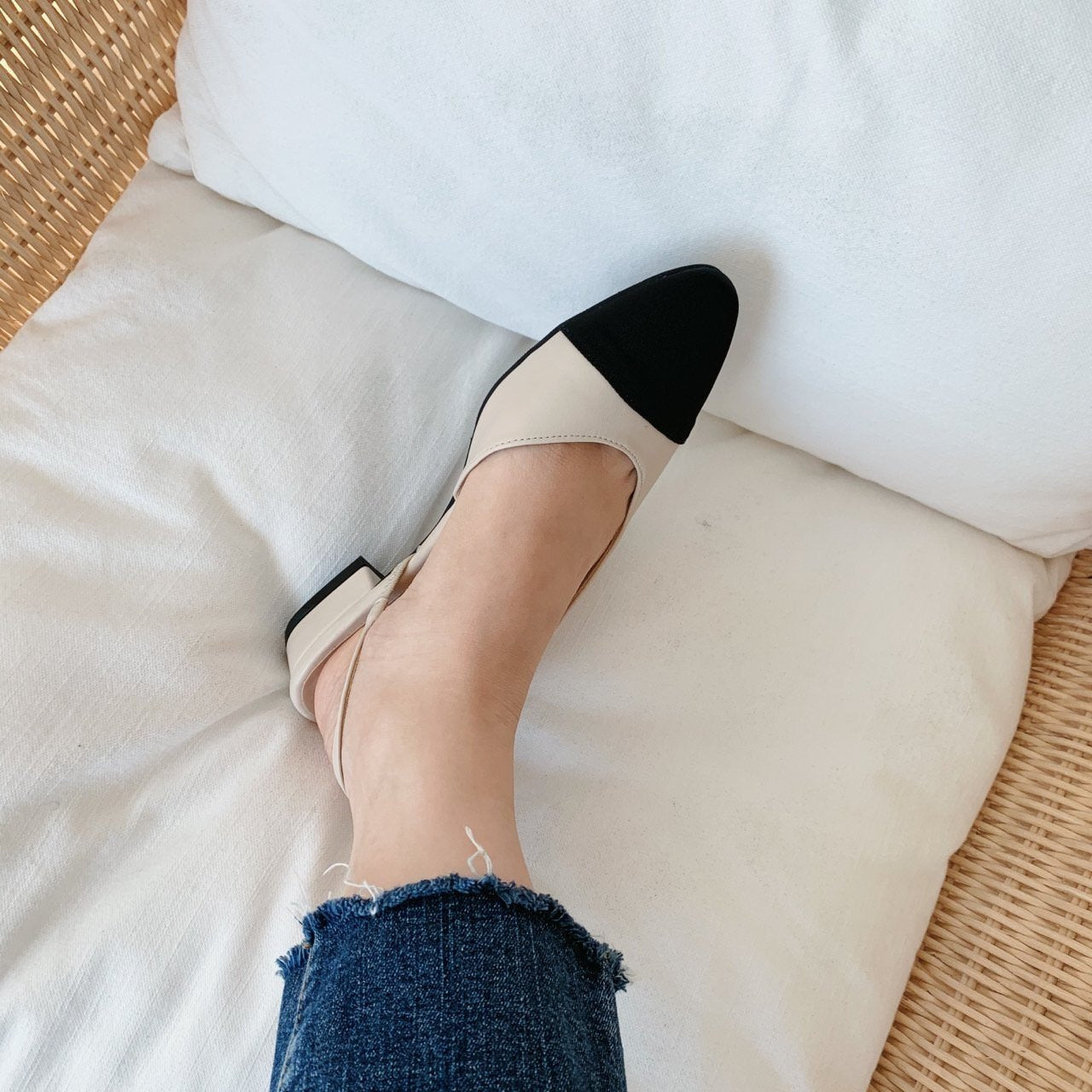 Original front color sling back