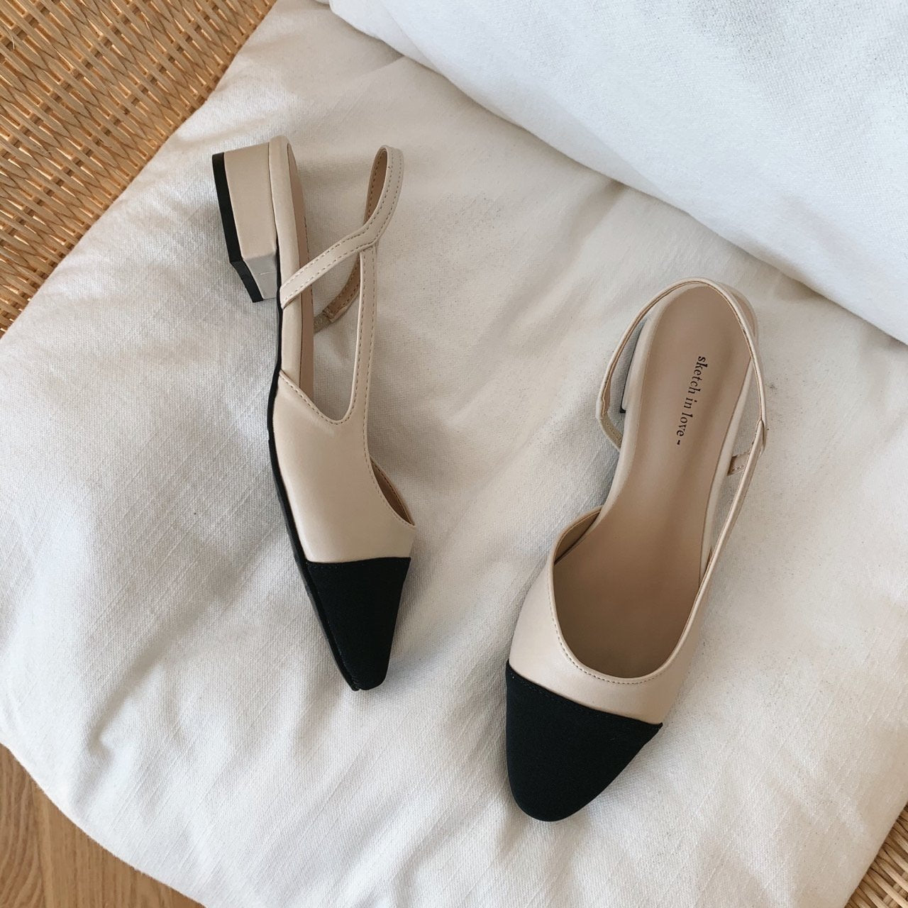 Original front color sling back