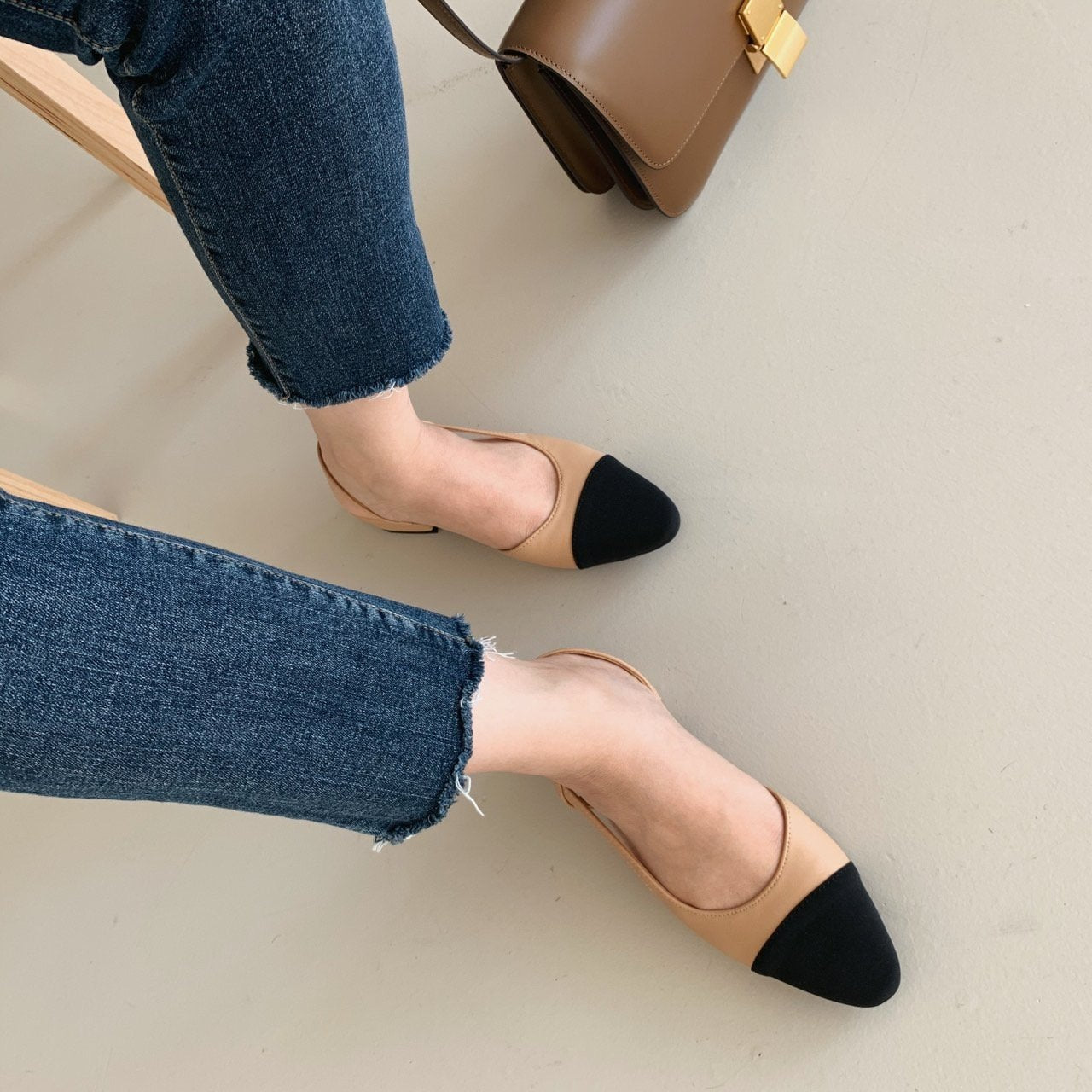 Original front color sling back