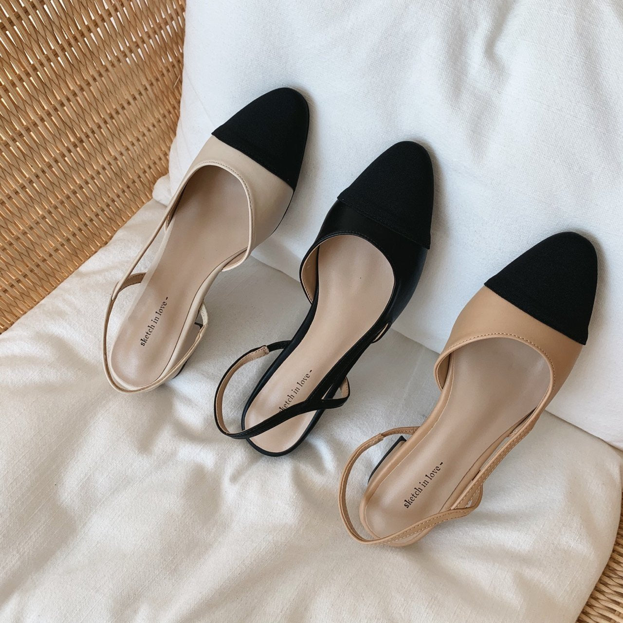 Original front color sling back