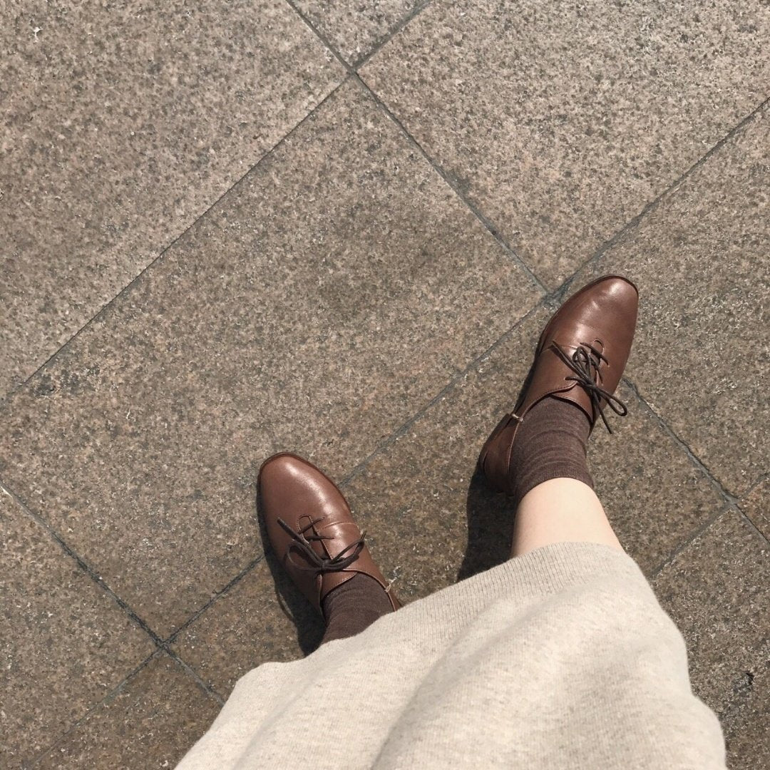 Sheepskin Almond loafers-2col
