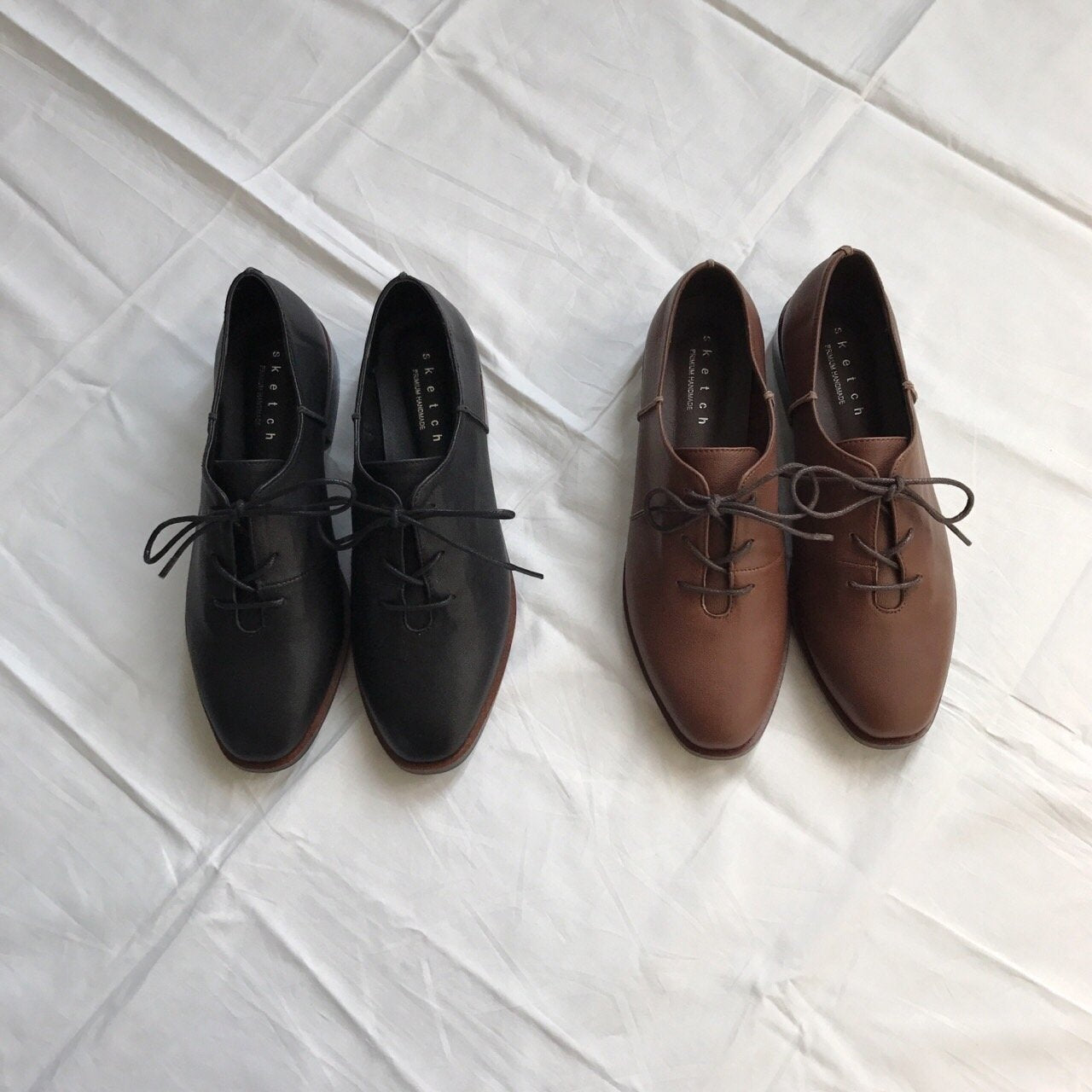 Sheepskin Almond loafers-2col