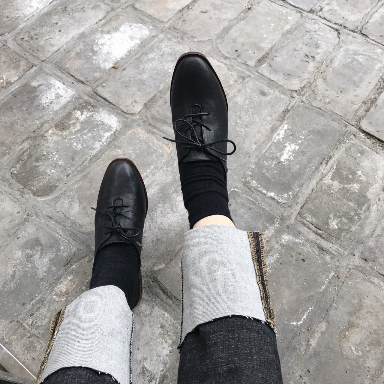Sheepskin Almond loafers-2col