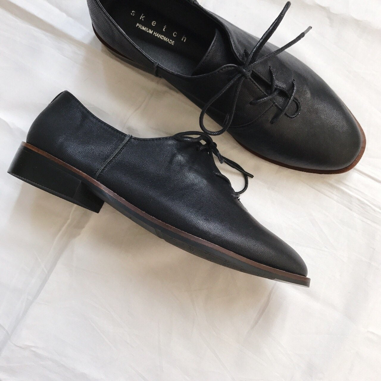 Sheepskin Almond loafers-2col