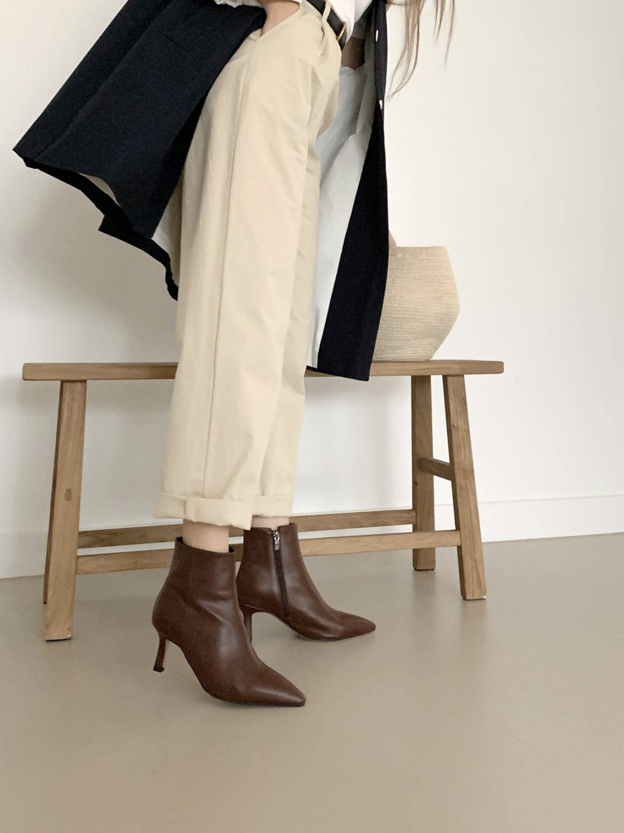 7cm Stiletto ankle boots