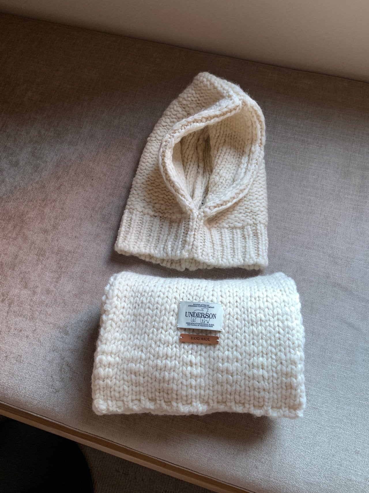 Sale Baraclava-ivory即納 un handmade Baraclava