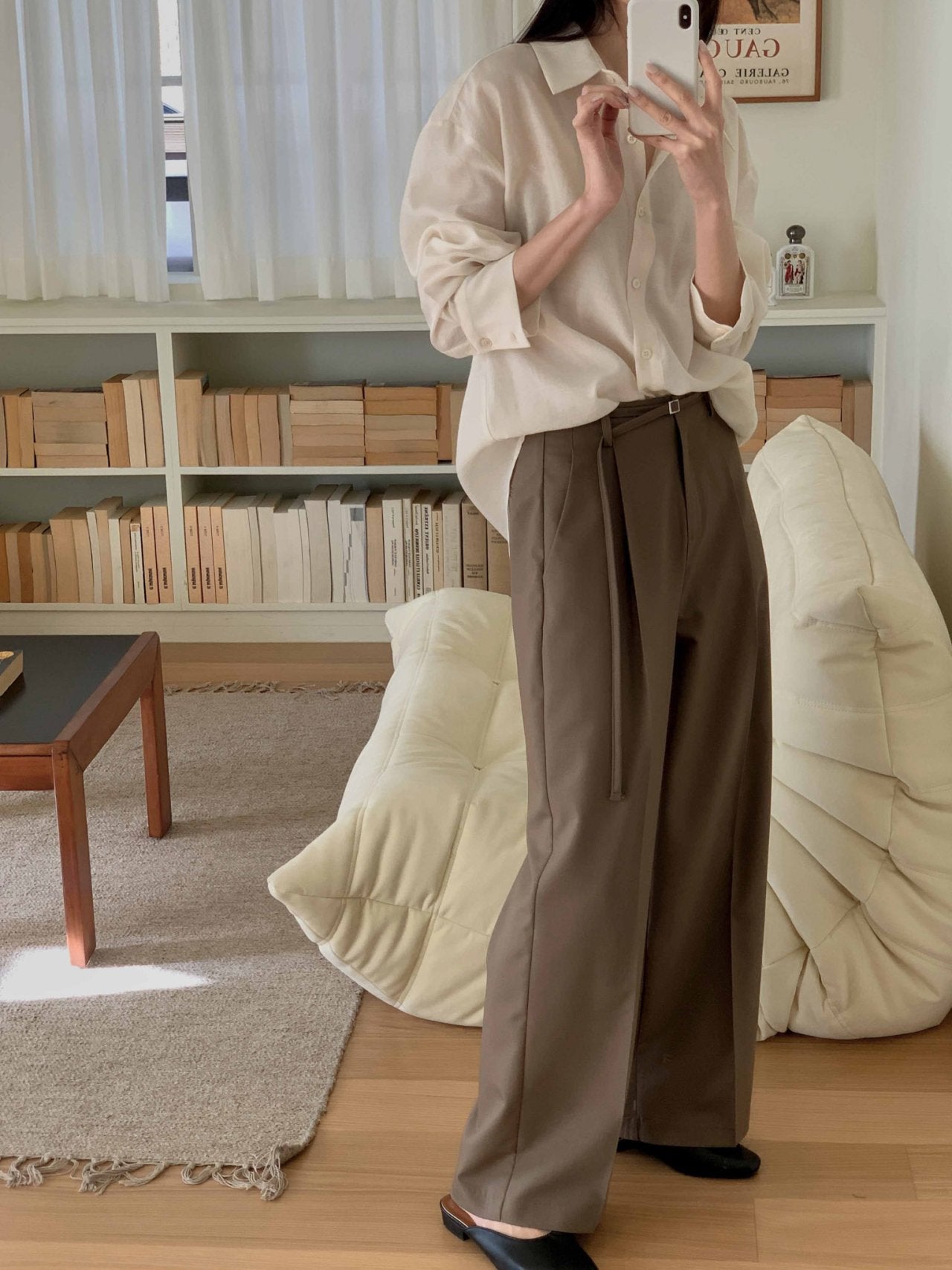 Dining Belt Slacks-2col