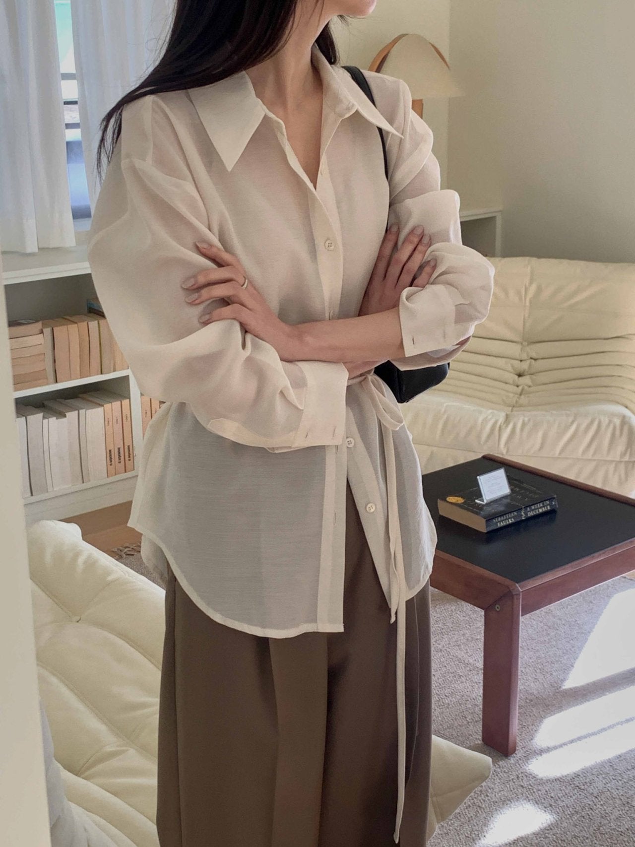 Dining Belt Slacks-2col