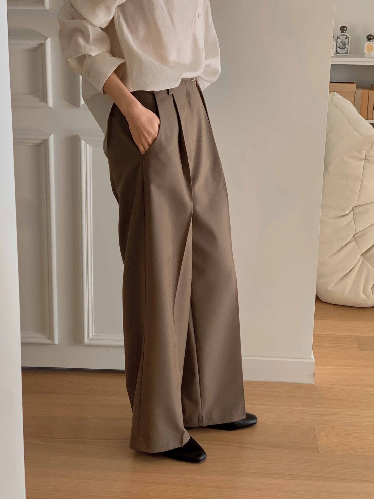 Dining Belt Slacks-2col