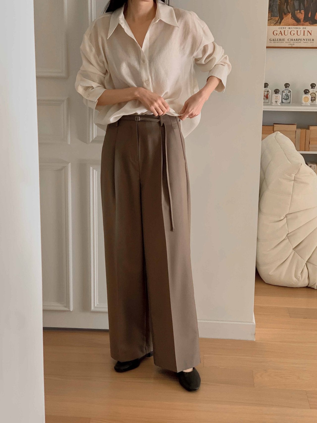 Dining Belt Slacks-2col