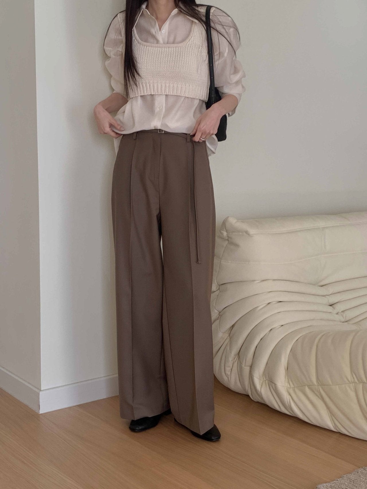 Dining Belt Slacks-2col